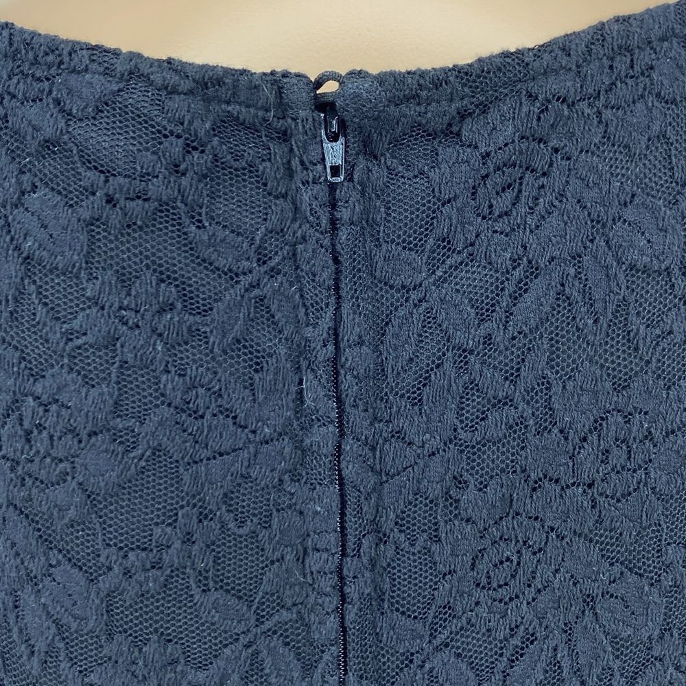 Torrid Black Lace Scoop Skater Dress Size 18 - Picture 5 of 12